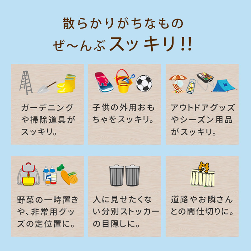 住まいスタイル 三角屋根収納庫 KGRS1600GRY 木製 ウッド 物置 木製物置 収納庫 屋外 収納  倉庫 スリム  diy ベランダ 庭 ナチュラルの画像