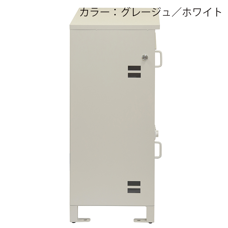 MOJYU モジュ 宅配ボックス付ポストBartoloバルトロ PBX-032 エバーグリーン/ブラウン木目  郵便ポスト鍵付き 錆びにくい  置き型ポスト |  | 01