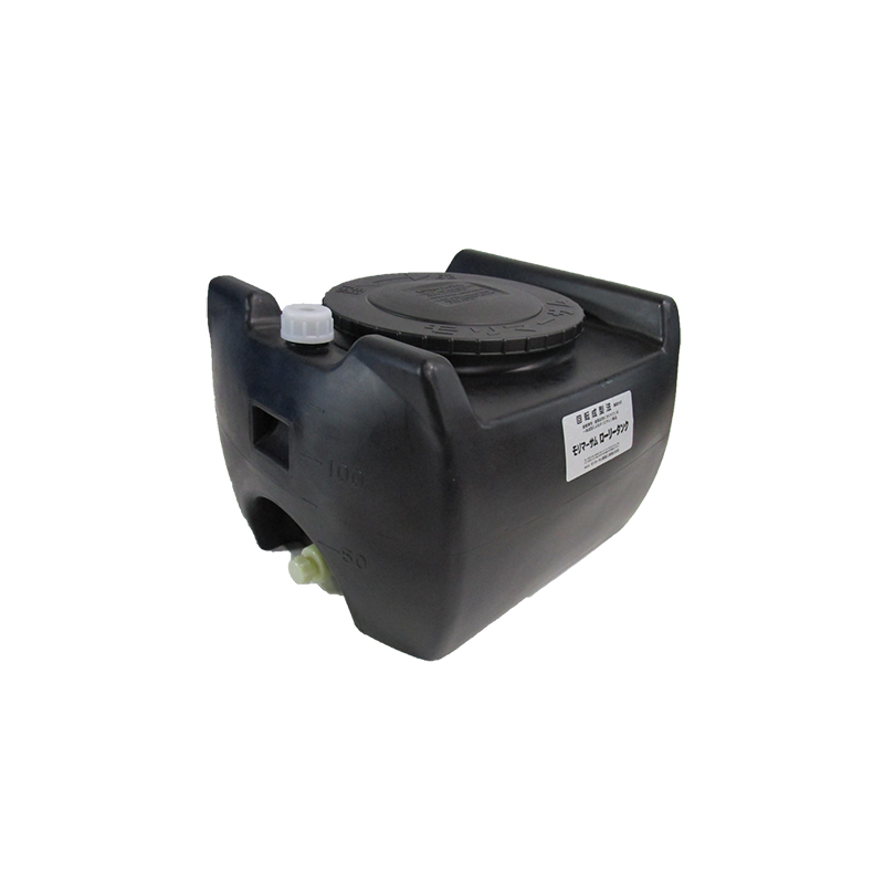モリマーサム樹脂 ローリータンク SL-100 容量100L 黒 25Aバルブキャップ付 容器 貯水 貯蔵 運搬 散水