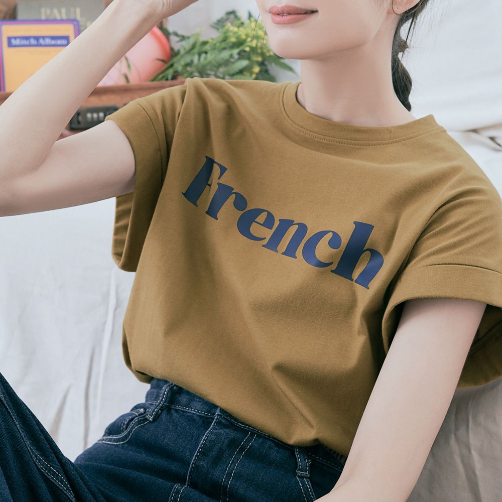 レディース トップス カットソー ロゴTシャツ フロントロゴ ロゴ