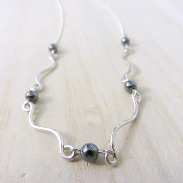 シルバー製 925 ペンダント ネックレス 天然石 手作り 日本製