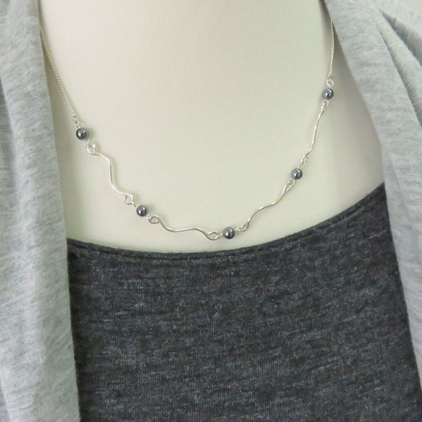 シルバー製 925 ペンダント ネックレス 天然石 手作り 日本製