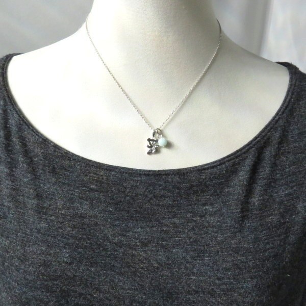 ペンダント コアラ シルバー 925 写真 ネックレス 花 結婚 出産祝い