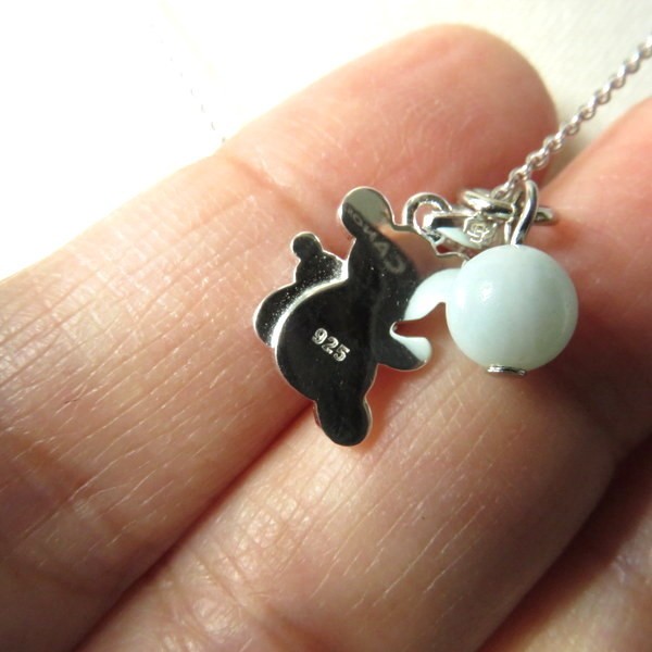 ペンダント コアラ シルバー 925 写真 ネックレス 花 結婚 出産祝い