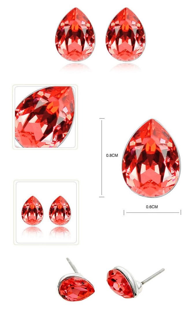 ピアス スワロフスキー Swarovski クリスタル ティアドロップ 涙