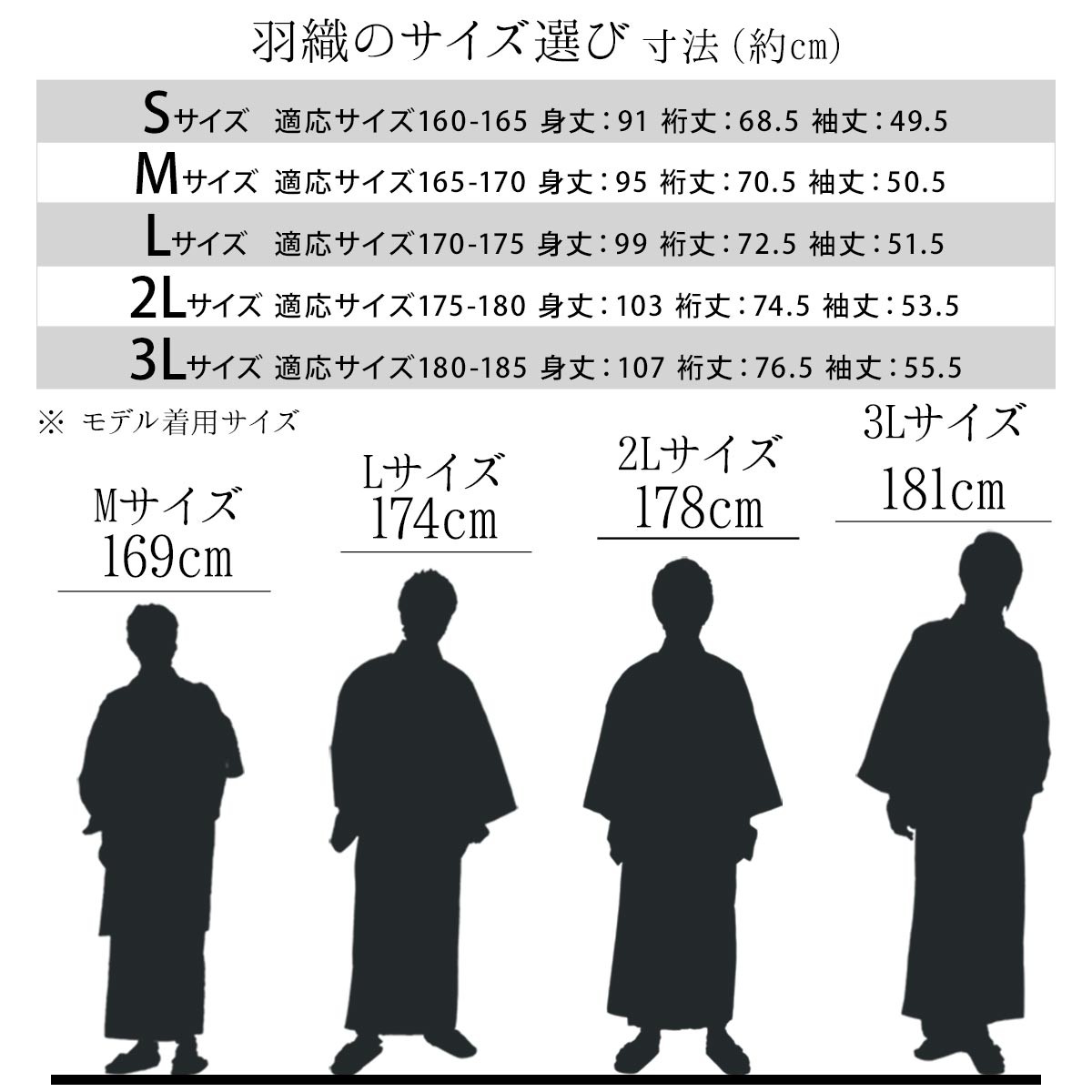 羽織 紬 洗える羽織 全4色 S M L 2L 3L サイズ 長羽織 メンズ お仕立て上がり 単品 男 色無地 男性 紳士 男着物 カーキ 紺 グレー  黒 :miu-o-hor:木楽会 - 通販 - Yahoo!ショッピング