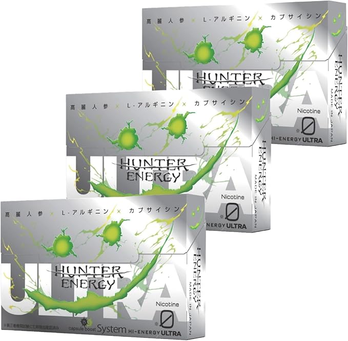 5%OFF 史上初登場 HUNTER ENERGY 吸うエナジー系スティック お
