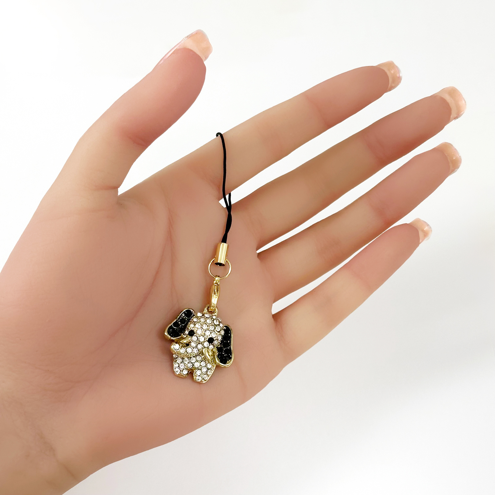 ゾウのストラップ キラキラ携帯ストラップ 超かわいい ストラップ 動物