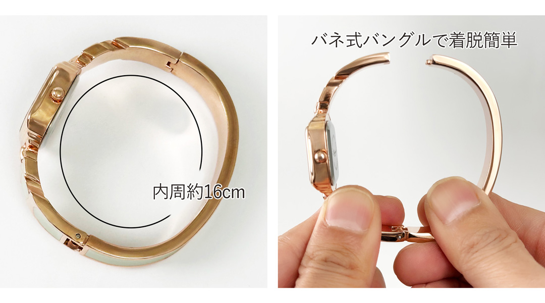 WINKS クォーツバングルブレイスレット腕時計 新品 - メルカリ