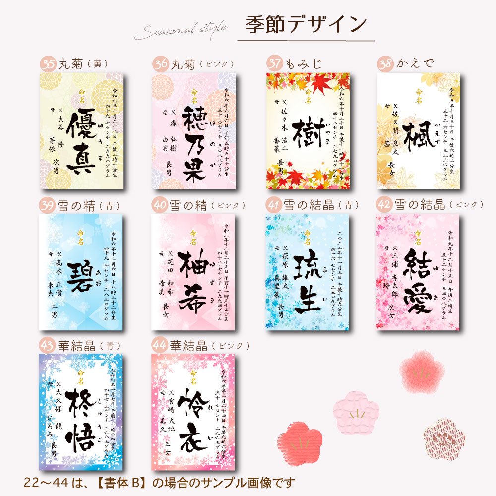 命名書お七夜とはこれからの健やかな成長を願って行うお祝い。赤ちゃんにとってははじめてのお祝い行事となりとなります。