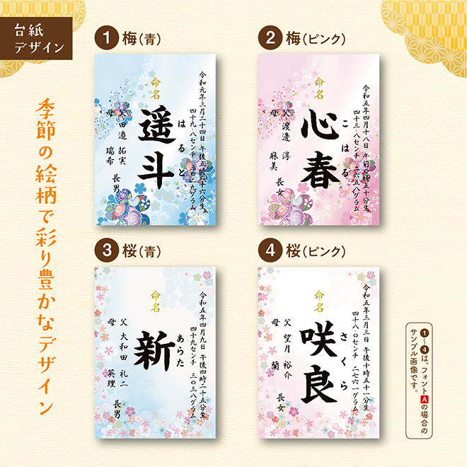 命名書お七夜とはこれからの健やかな成長を願って行うお祝い。赤ちゃんにとってははじめてのお祝い行事となりとなります。