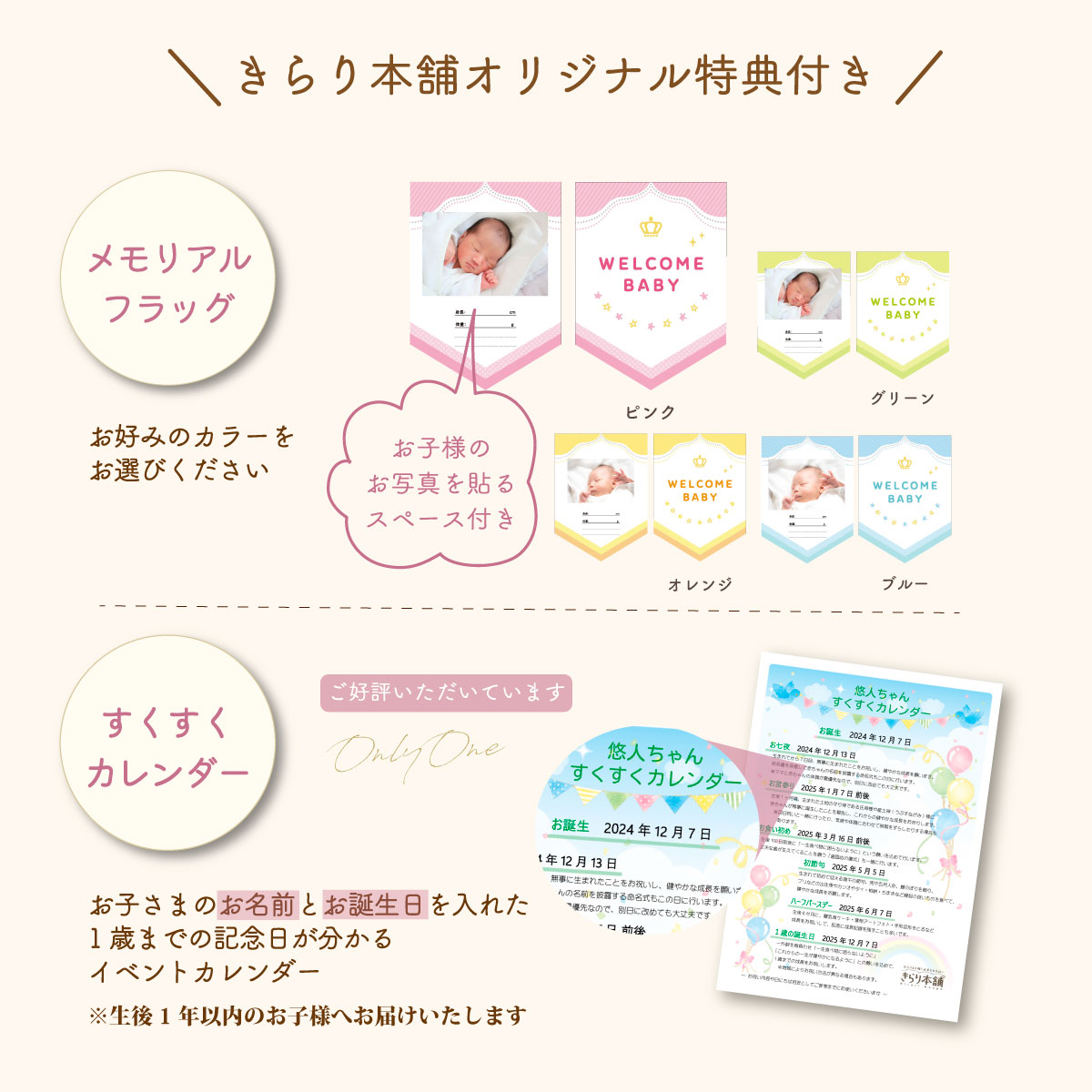 命名書お七夜とはこれからの健やかな成長を願って行うお祝い。赤ちゃんにとってははじめてのお祝い行事となりとなります。