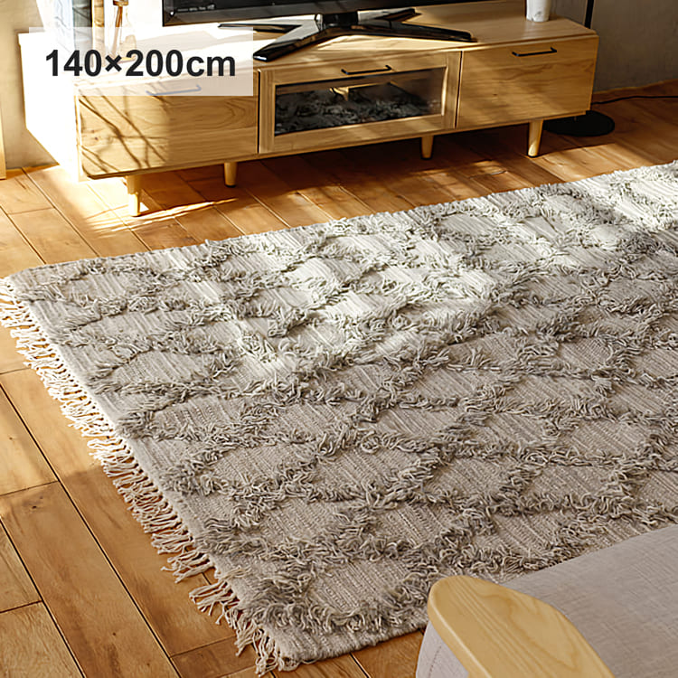ラグマット WOOL CROSS RUG ラグ マット 絨毯 カーペット じゅうたん
