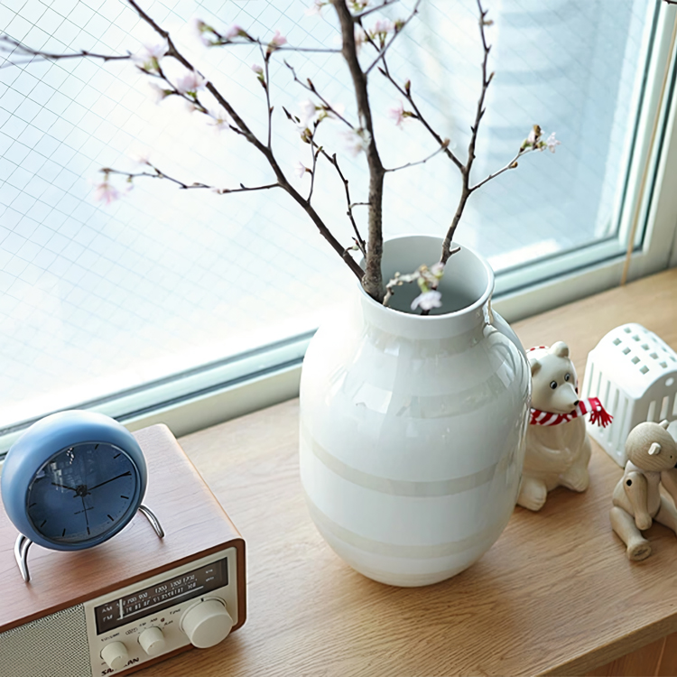 Kahler(ケーラー) オマジオ フラワーベース／高さ31cm Omaggio 花瓶