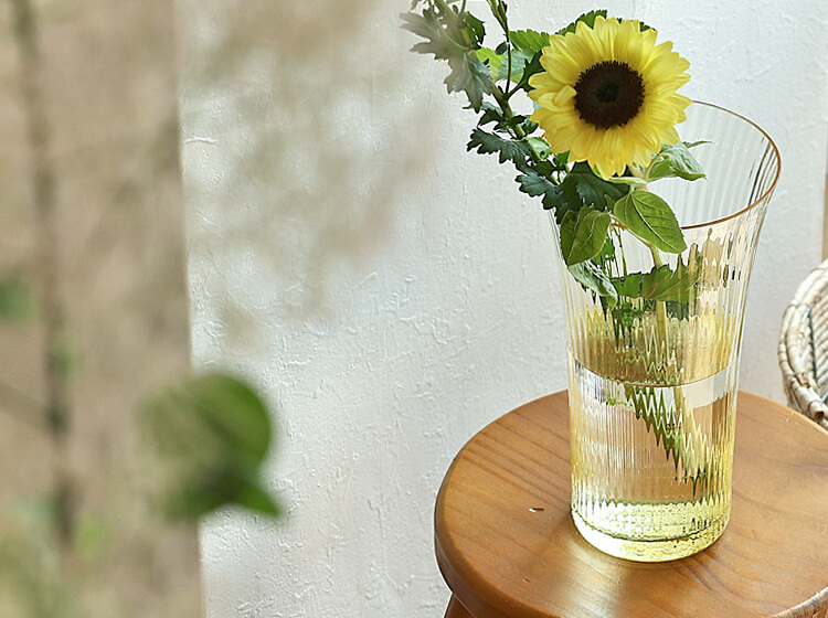 STILLEBEN フラワーベース Concave Vase Fan 高さ28cm 花瓶 花器