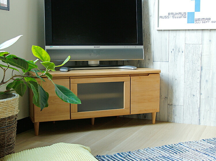 コーナーテレビボード FINE（ファイン）ハイタイプ テレビ台 コーナー