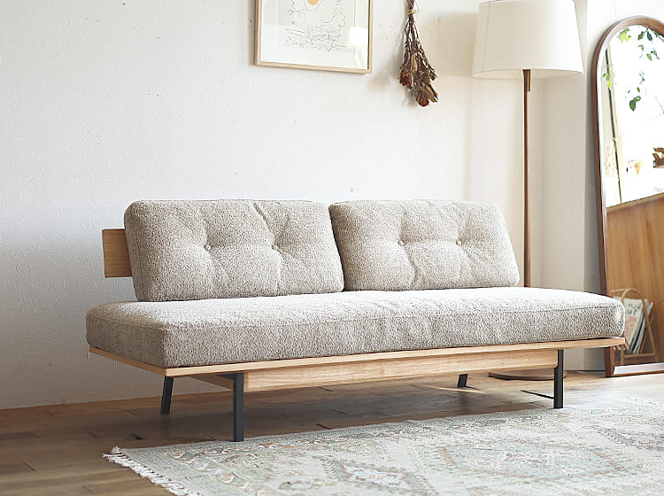 3人掛けソファー form（フォーム） ベージュカラーソファ ソファー 3人