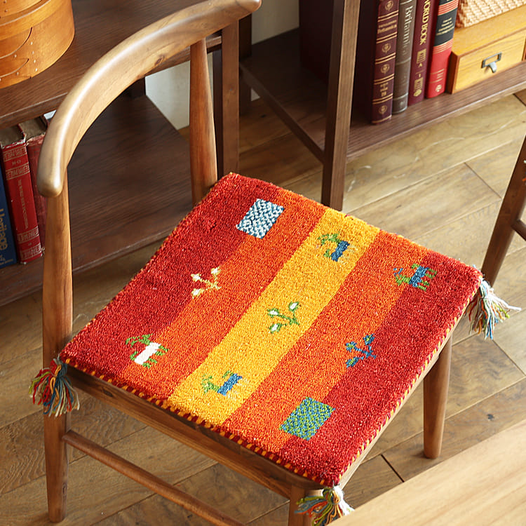 チェアパッド gabbeh（ギャッベ） チェアーマット チェアーパッド