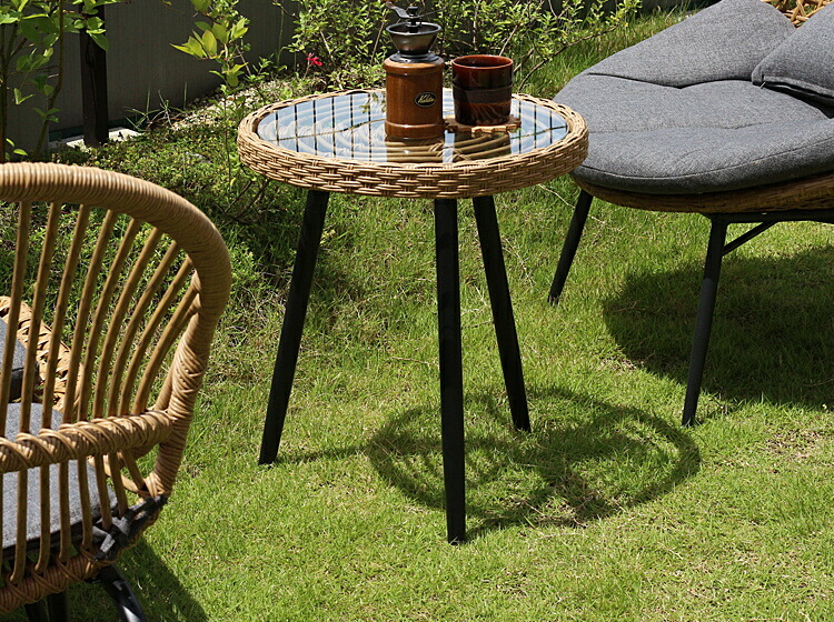 円形サイドテーブル Rizonea（リゾネア） ガーデン テーブル サイド