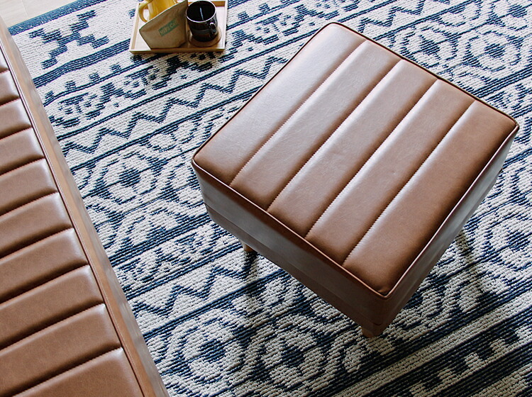 国産 オットマン JAM(ジャム) スツール 足置き台 天然木 1人掛け