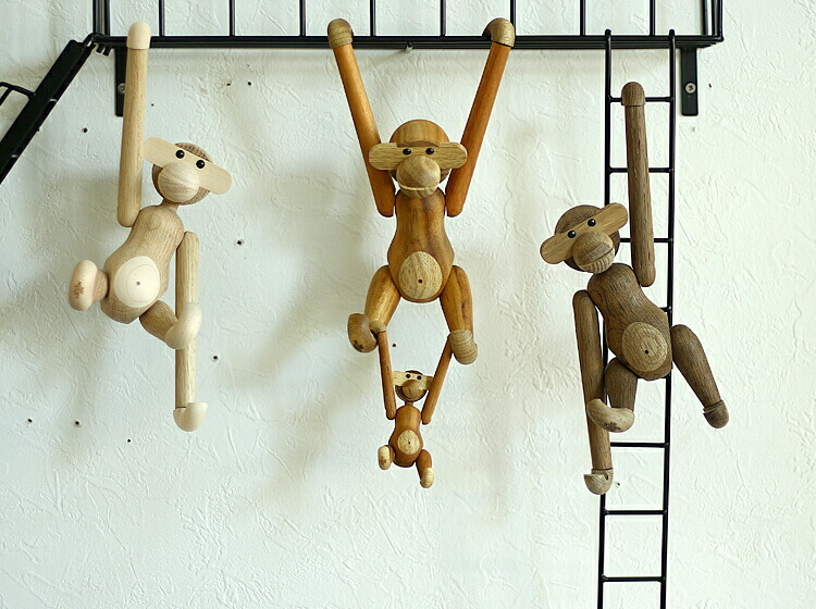 【正規品】カイボイスン　モンキー　スモークドオーク　Sサイズ KAY BOJESEN DENMARK Monkey（モンキー）スモールサイズ カイ