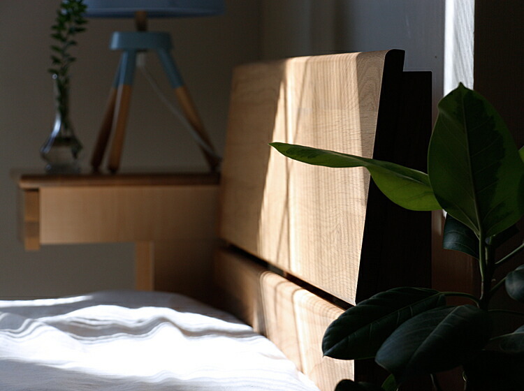 木製ベッド mora（モーラ） ダブル ベッド 北欧テイストなすのこベッド