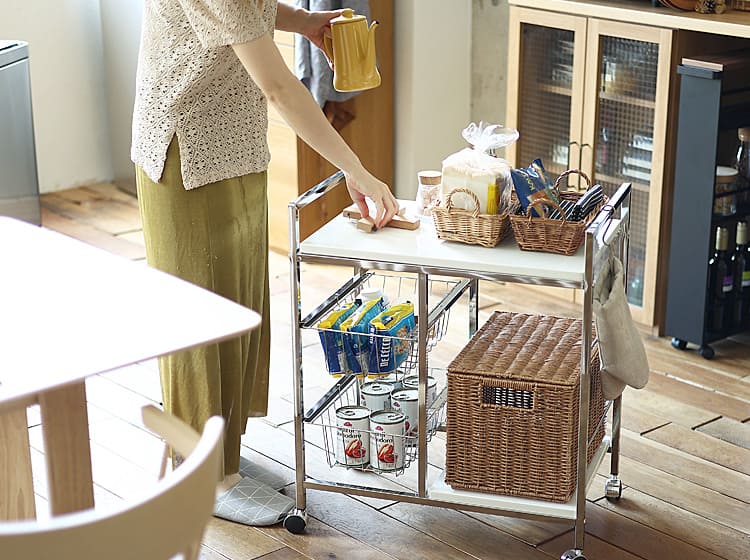 キッチンワゴン finel（ファインネル）幅60cm キッチンワゴン