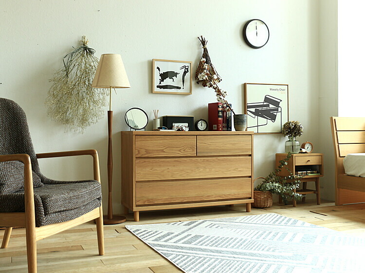 み*ま様 無印良品 天然木 無垢 5段チェスト キャビネット 引き出し 収納 タ 無印良品 天然木 無垢 5段チェスト キャビネット 引き出し 収納 タモ