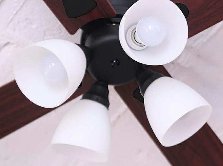 plus moreシーリングファン Windouble (ウィンダブル) 4灯 シーリング