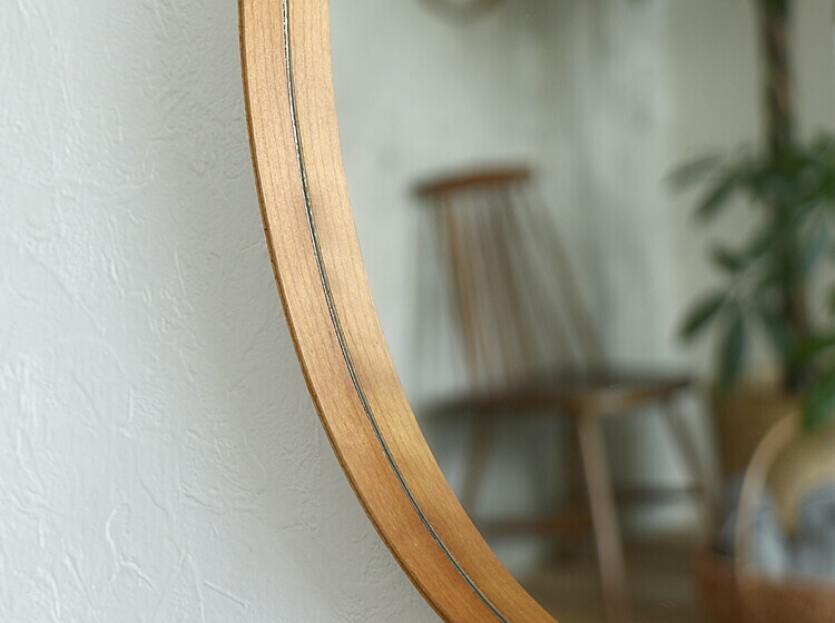 シェーカーミラー Plat（プラット）オーバルタイプ ミラー 鏡 壁掛け