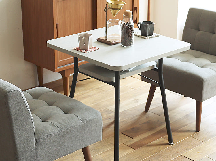 ダイニングテーブル 幅65cm mild（ミルド） ストーングレータイプ