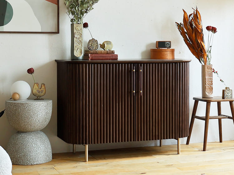 サイドボード Ropec（ロペス）幅105cm キャビネット サイドボード