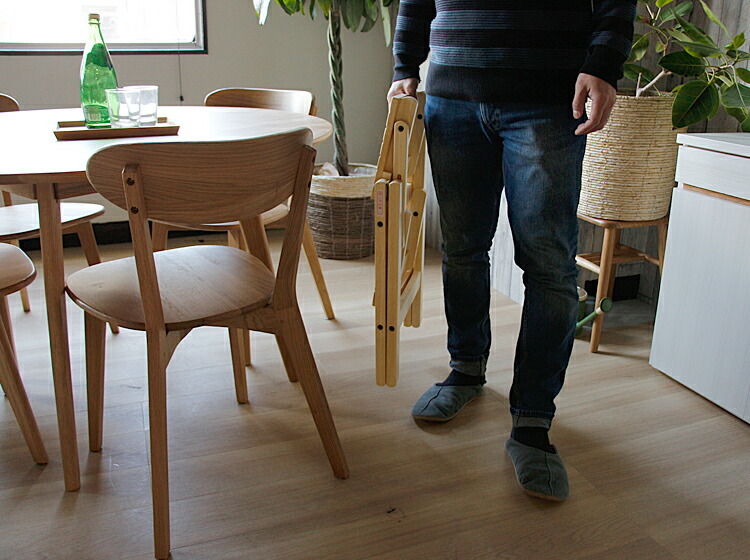 2段ステップチェアー Stepy（ステッピー） 木製 折りたたみ 踏み台