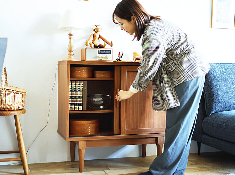 Kirario Product｜国産引戸キャビネット titta（ティッタ） チェスト