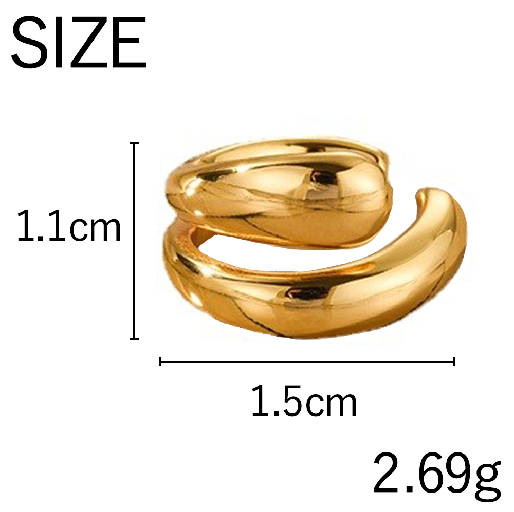 イヤカフ 両耳用 左右 ペア おしゃれ イヤークリップ ゴールド シルバー ジオメトリック 幾何学的 |  | 09