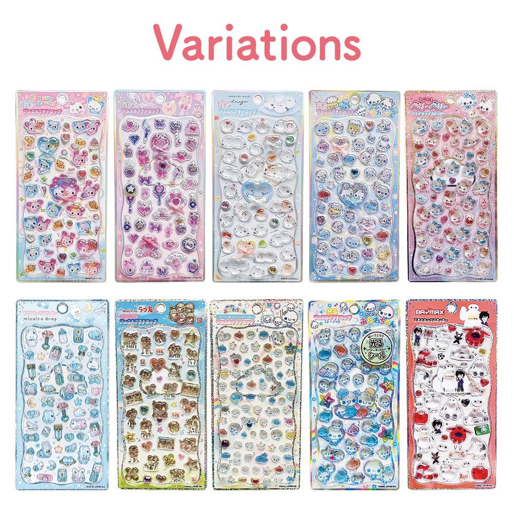 カミオジャパン 799円〜! 正規品 ジュエル プチドロップステッカー