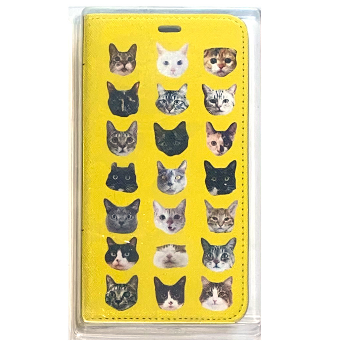 クーポンで半額 50%OFF SALE 手帳型 猫柄 スマホケース 在庫処分セール 訳あり ねこ | Xperia | 23