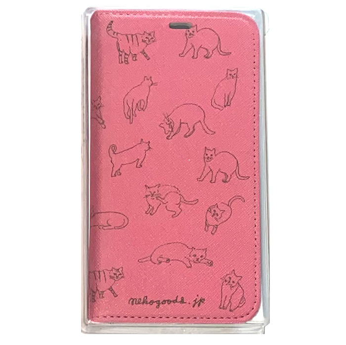 クーポンで半額 50%OFF SALE 手帳型 猫柄 スマホケース 在庫処分セール 訳あり ねこ | Xperia | 29