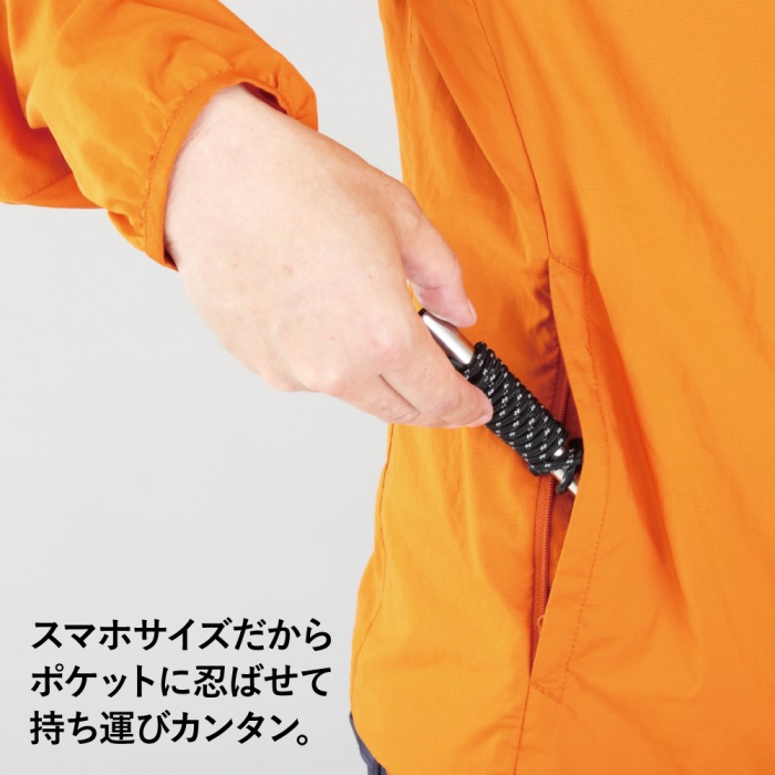 携帯用ハンガー  紐 AWAT ハンギングバー 携帯ハンガー シルバー キャンプ アウトドア コンパクト ハンガー 吊り下げ 伸縮自在ハンガー ソロキャンプ用品 | ブランド登録なし | 02