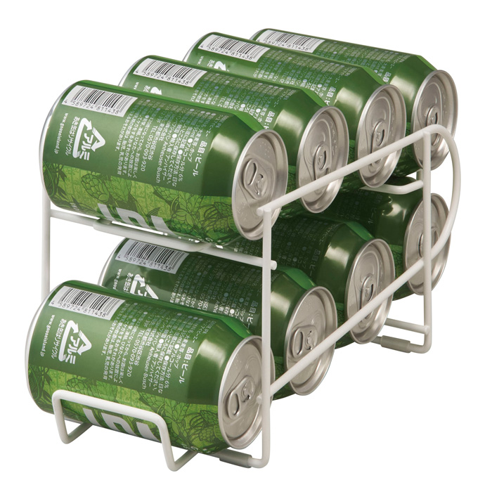ビールストッカー ジュースストッカー コロコロ缶配ストッカー 350ml用 コジット 缶ストッカー押し出し式  缶ラック 冷蔵庫 収納 省スペース | COGIT | 07