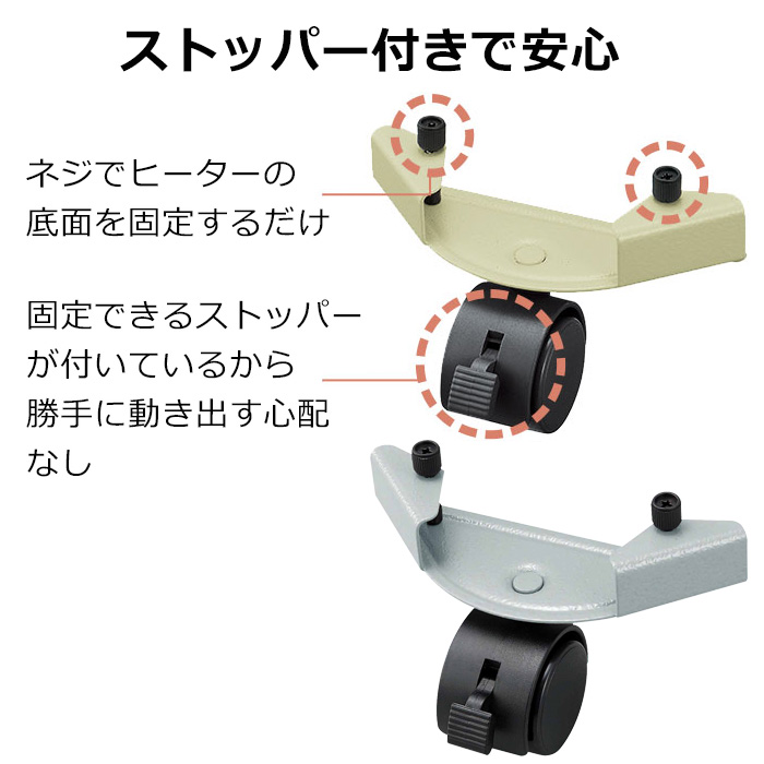 移動がらくらくファンヒーターキャリー 