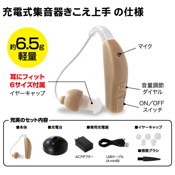 充電式集音器 きこえ上手