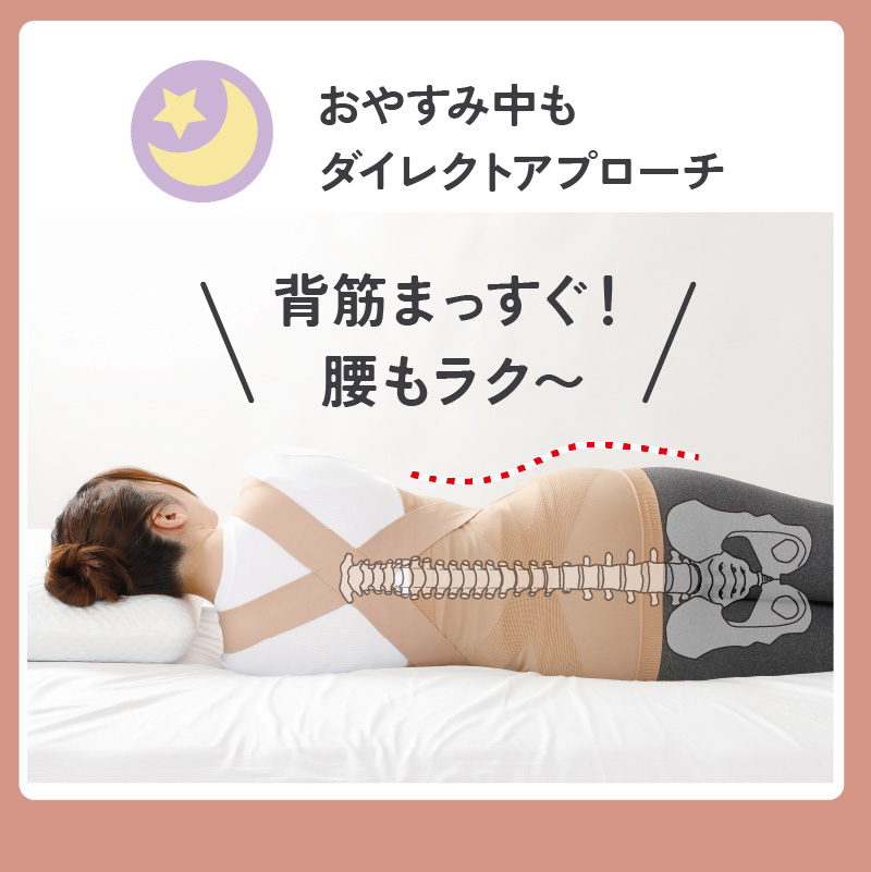 さらし×たすき式 ペコらくボディスーツ