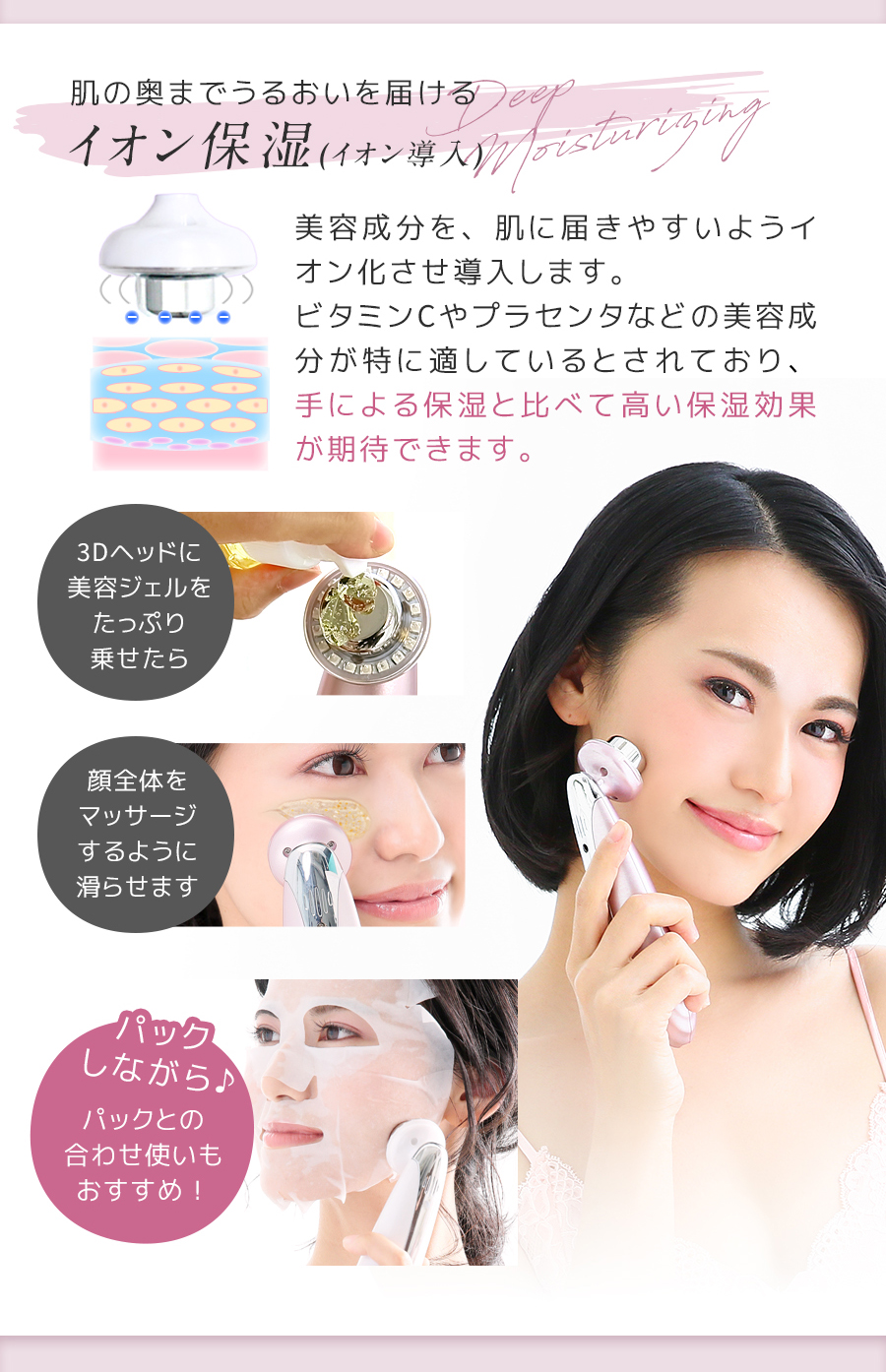 belulu 美顔器 毛穴ケア バレンタイン 美容家電 【ハローキティ&美ルル