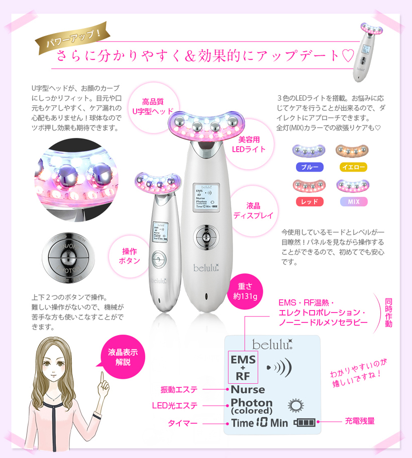 美顔器 ems エイジングケア スキンチェッカーセット リフトアップ【New 