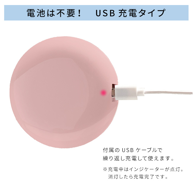 LEDライト付 コンパクトミラー(拡大鏡 ライト付き 鏡 ミラー 持ち運び