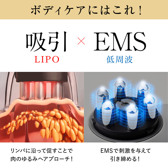 WAVEWAVE EMS スリムエステプラス WH52-01(EMS美顔器 温熱 赤LED 美容