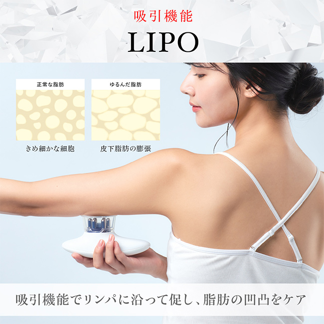 WAVEWAVE EMS スリムエステプラス WH52-01(EMS美顔器 温熱 赤LED 美容