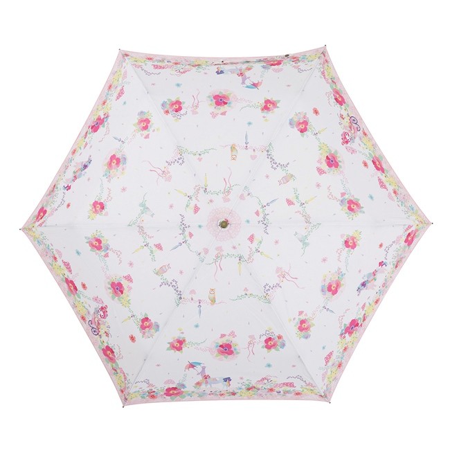 ホラグチカヨ 国内正規総代理店アイテム コラボ マイメロディ 折りたたみ傘 55cm 19hgsr 6m かわいい 雨傘 傘 レディース 子供 大人 おしゃれ