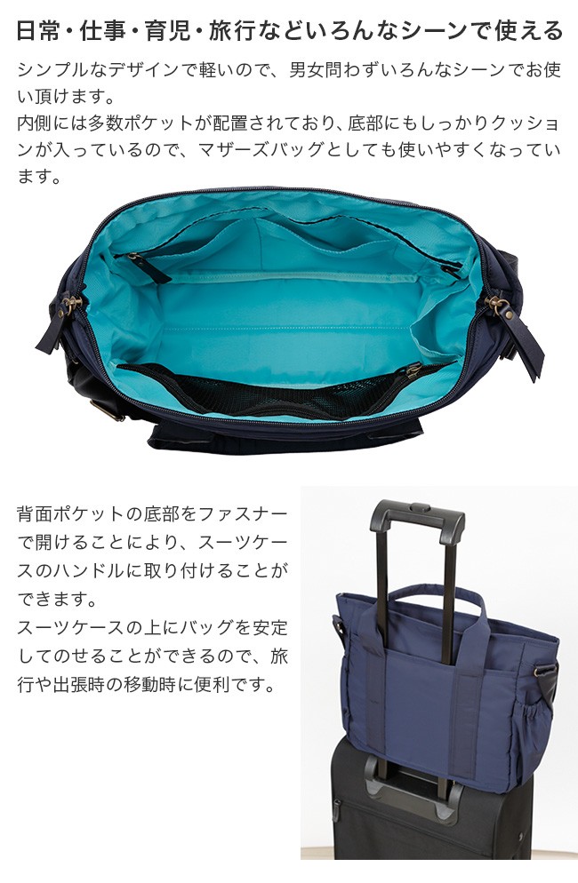 コアルーバッグ　ニューマルシェ　ネイビー B品】コアルー ニューマルシェ – コアルー（5way bag coaroo）